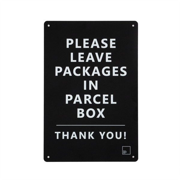 Parcel Box Delivery Placard PBXWPB - Penn Parcel Box